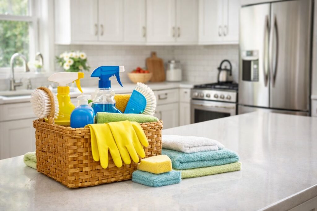 deep house cleaning